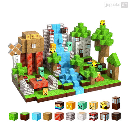 BLOQUES MAGNÉTICOS DE MINECRAFT